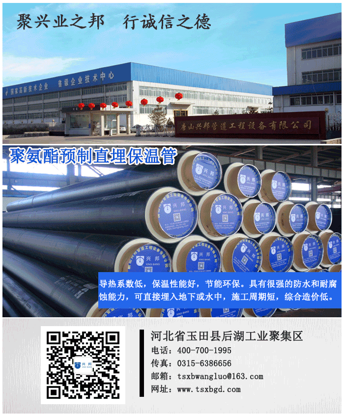 各種類型的供熱管道